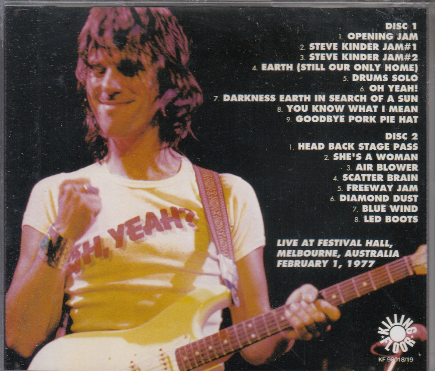 【CD】ジェフ・ベック・ウィズ・ヤン・ハマー・グループ/Oh Yeah!('77/2枚組ブートレグ)