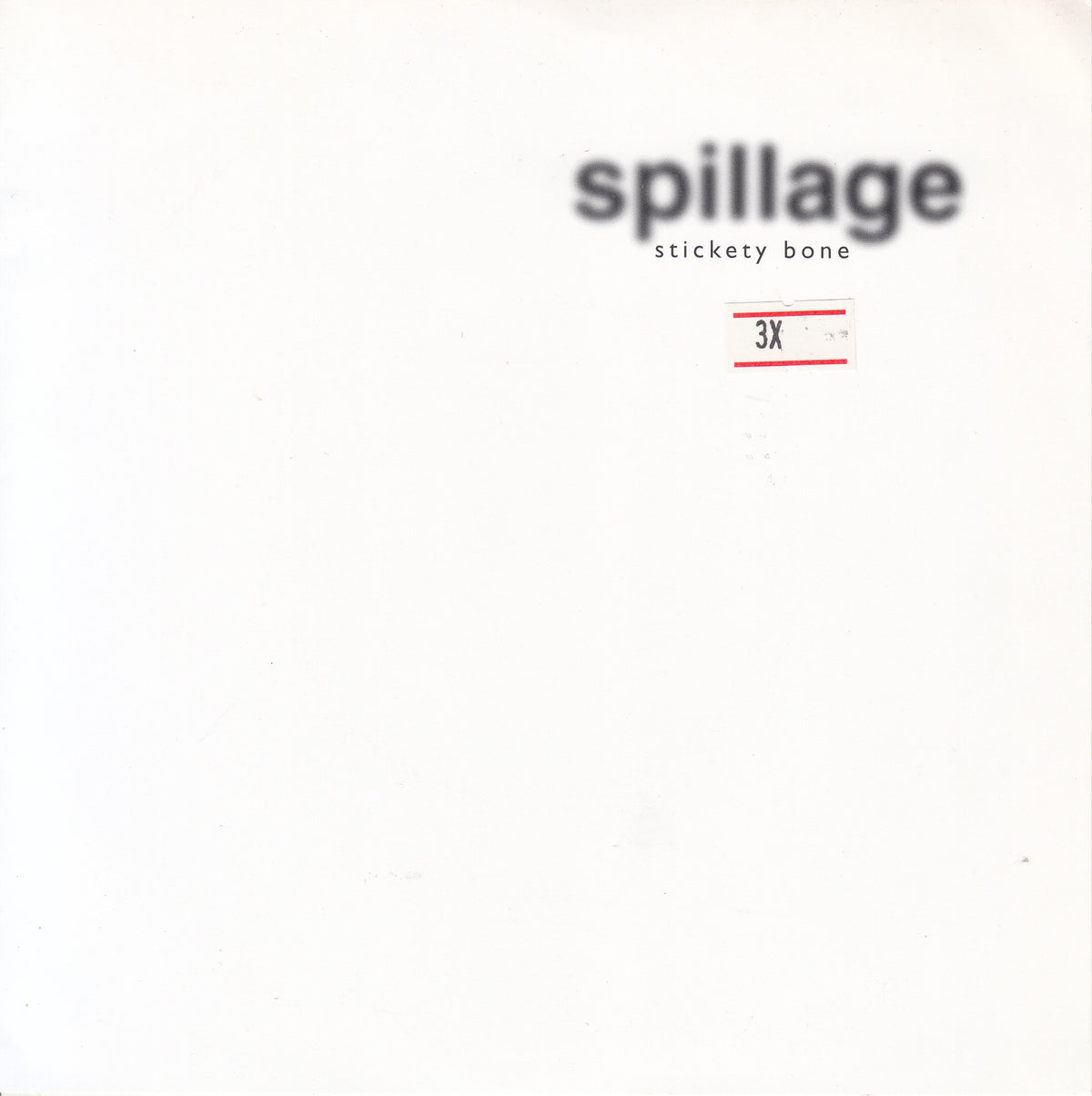 【EP】SPILLAGE/STICKEY BONE('97)