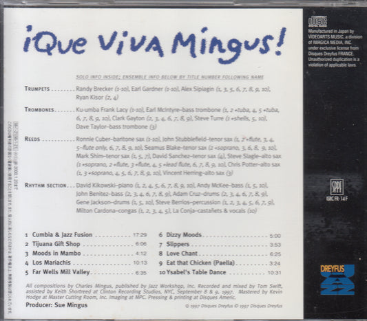 【CD】ミンガス・ビッグ・バンド/ヴィヴァ・ミンガス!('97/国内盤)