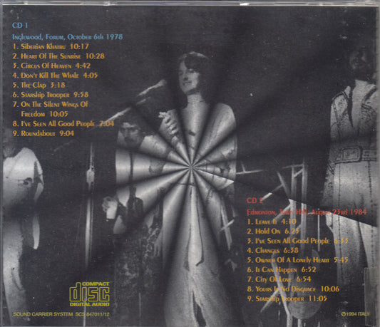 【CD】イエス/ロッキング・ザ・オーケストラ('78/ブートレグ2枚組)