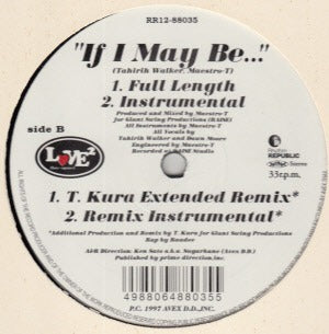 【12inch】Love 2(Love Square) / If I May Be...('97/JPN)