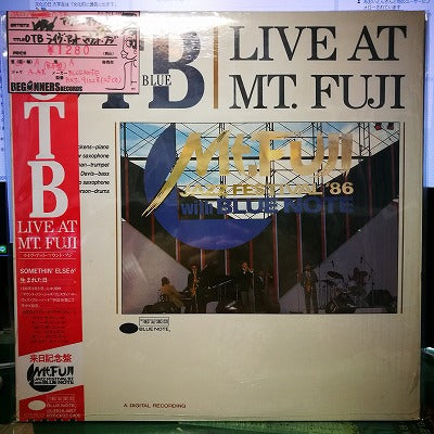 【LP】アウト・オブ・ザ・ブルー(OTB)/ライブ・アット・マウント・フジ(国内帯付き/見本盤）