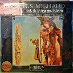 【LP】ダリウス・ミヨー/管楽器作品集(W.Germany盤）
