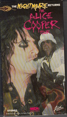 【VHS】アリス・クーパー/ナイトメア・リターンズ('86/輸入盤）