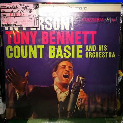 【LP】トニー・ベネット、カウント・ベイシー/イン・パーソン！('58/輸入盤）