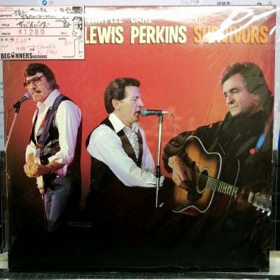 【LP】ジョニー・キャッシュ、ジェリー・リー・ルイス、カール・パーキンス/サバイバーズ('82/Import)