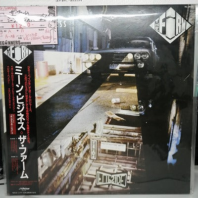 【LP】ファーム/ミーン・ビジネス('86/国内盤帯付き）