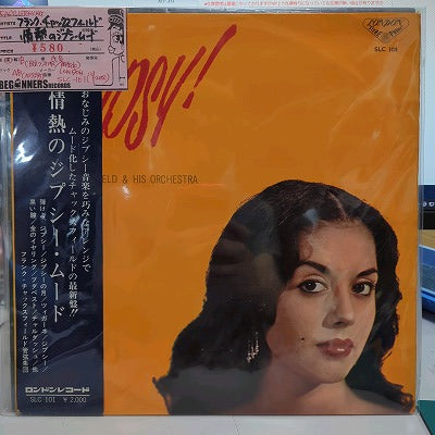 【LP】フランク・チャックスフィールド/情熱のジプシームード(国内盤帯付きペラジャケ/盤難品）