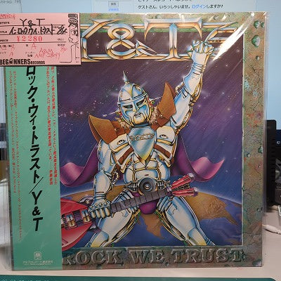 【LP】Y&T/イン・ロック・ウィ・トラスト('84/国内盤帯付)