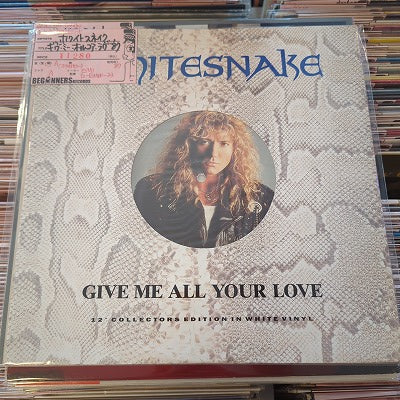 【12inch】ホワイトスネイク/ギヴ・ミー・オール・ユア・ラヴ('87/Import/ホワイトレコード)