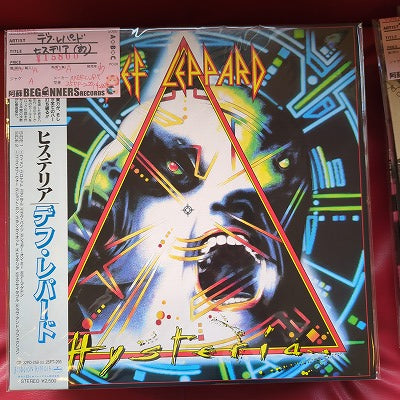 【LP】デフ・レパード/ヒステリア('87/国内盤帯付)