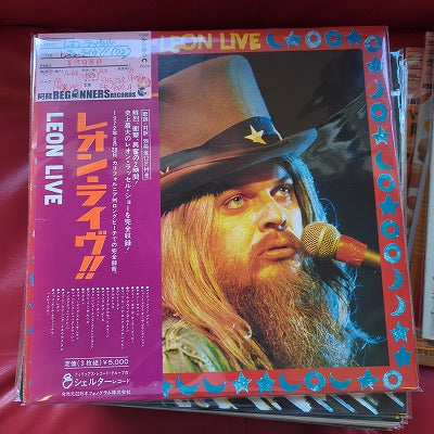 【LP】レオン・ラッセル/レオン・ライブ!!('72/国内盤3枚組/帯付)