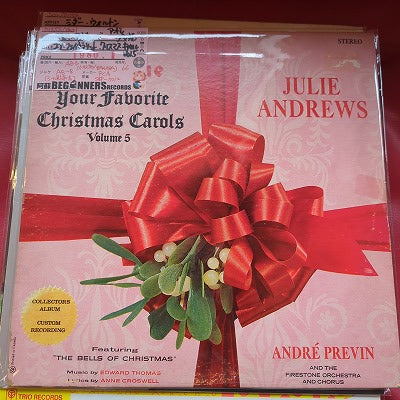 【LP】ジュリー・アンドリューズ、アンドレ・プレヴィン/ユア・フェイヴァリット・クリスマス・キャロル Vol,5(Canada盤)