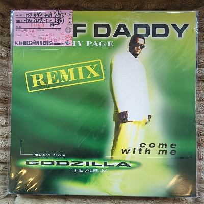 【12inch】パフ・ダディfeat.ジミー・ペイジ/カム・ウィズ・ミーremix('98/Import)