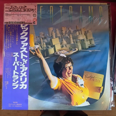 【LP】スーパー・トランプ/ブレックファスト・イン・アメリカ('79/国内盤帯付)