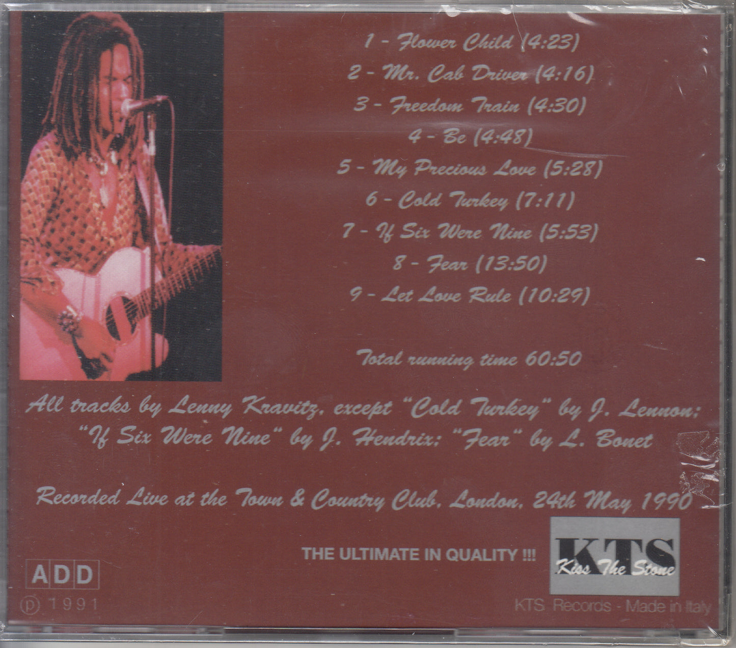 【CD】レニー・クラヴィッツ/フラワー・チャイルド('91/ブートレグ)