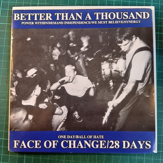 【EP】ベター・ザン・ア・サウザンド/FACE OF CHANGE/28DAYS('98/2枚組/Blue Clear盤)●