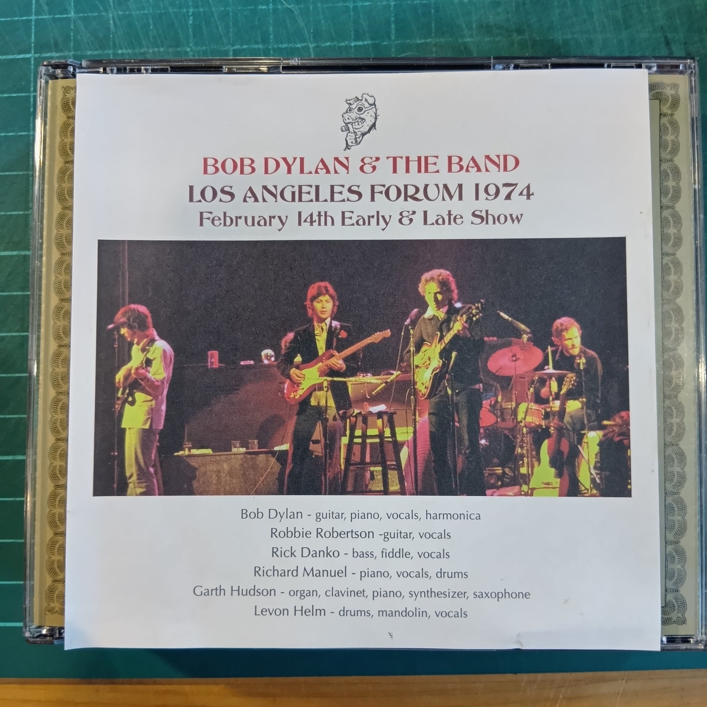 【CD】ボブ・ディラン&ザ・バンド/ロサンジェルス・フォーム 1974(ブートレグ4枚組)●