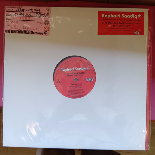 【12inch】ラファエル・サーディク/アイ・ウォント・ユー・バック('04/Import)