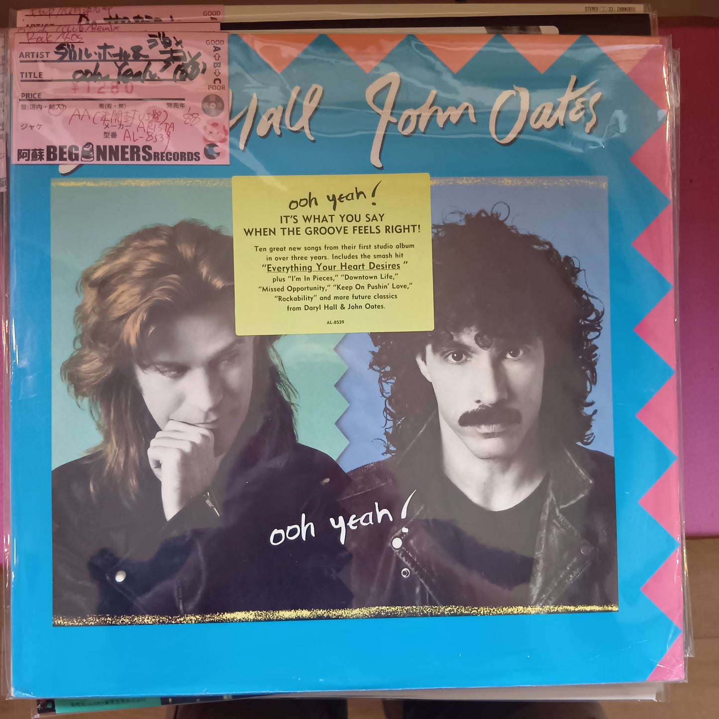 【LP】ダリル・ホール&ジョン・オーツ/オー・イエー('88/US未開封盤)